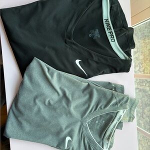 Nike Pro Black and Gray Shirt bundle